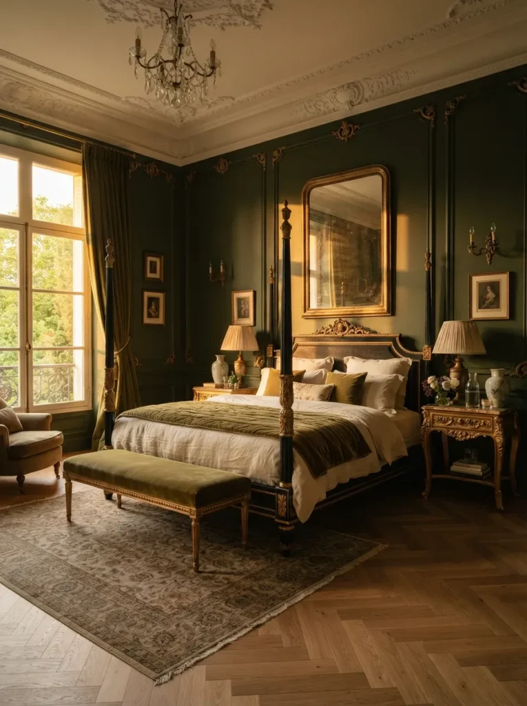 Green Gold Accents