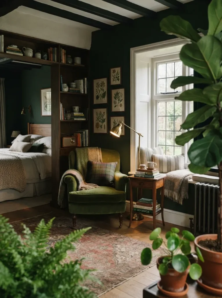 Green Reading Nook