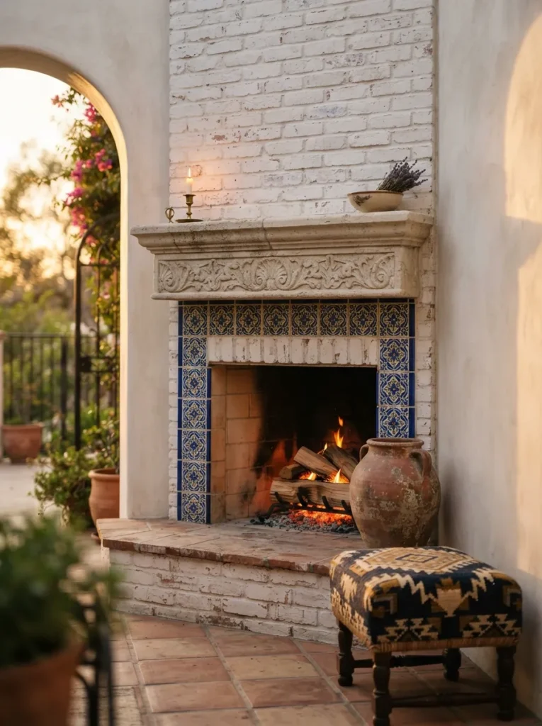 Handpainted Tile Accent