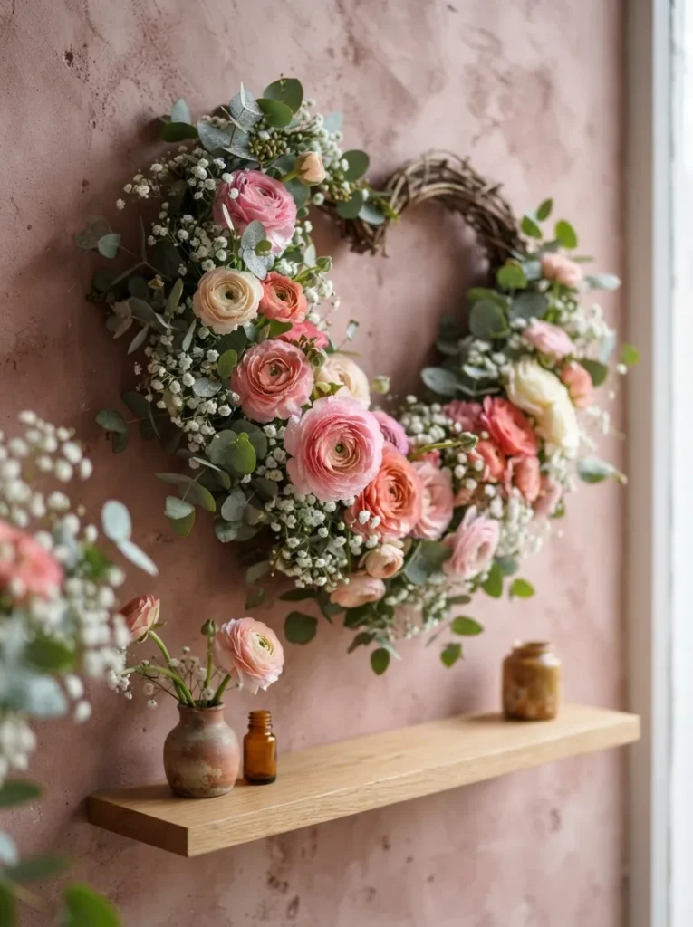 Heart Flower Wreath