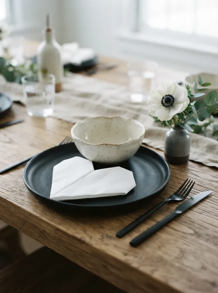 Heart-Folded Napkins