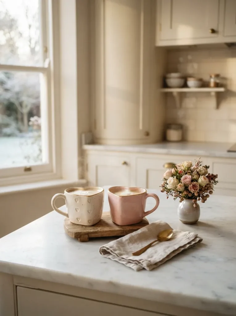 Heart-Shaped Mugs