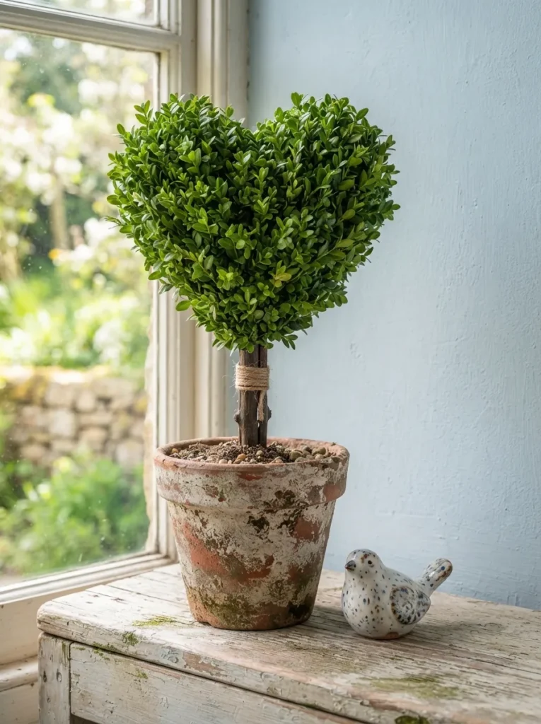 Heart Topiary Craft
