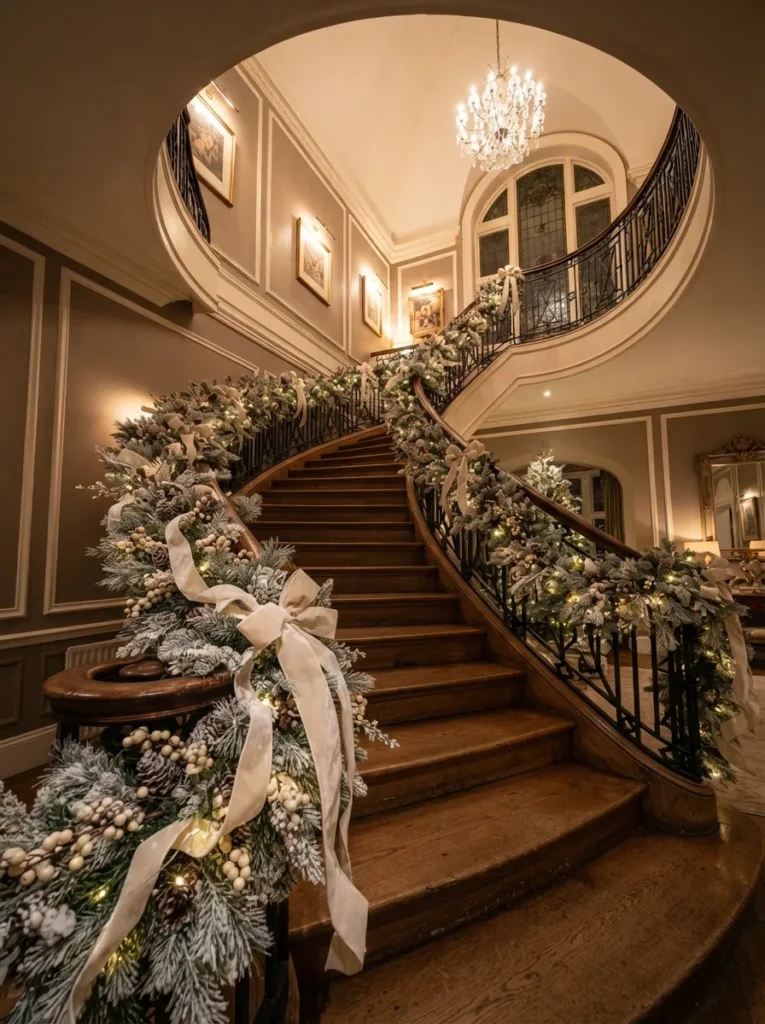 Ivory Staircase Garland