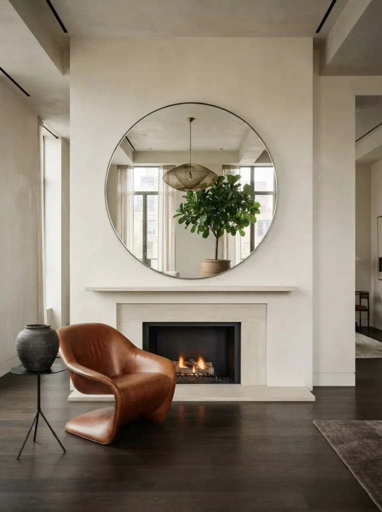 Large Round Mirror