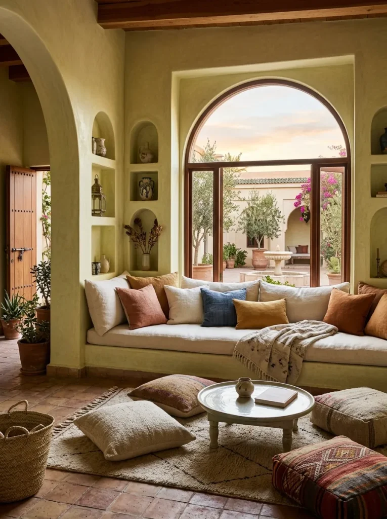 Layered Cushion Seating