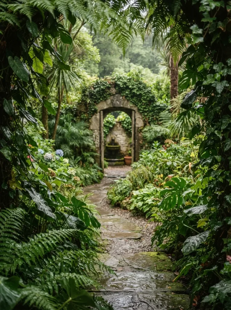 Layered Greenery Depth