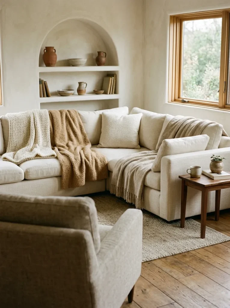 Layered Throw Blankets