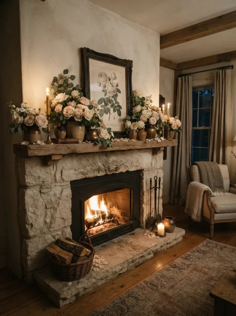 Mantel Rose Shrine