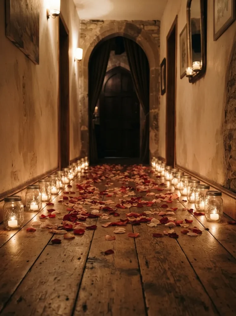Mason Jar Petal Path