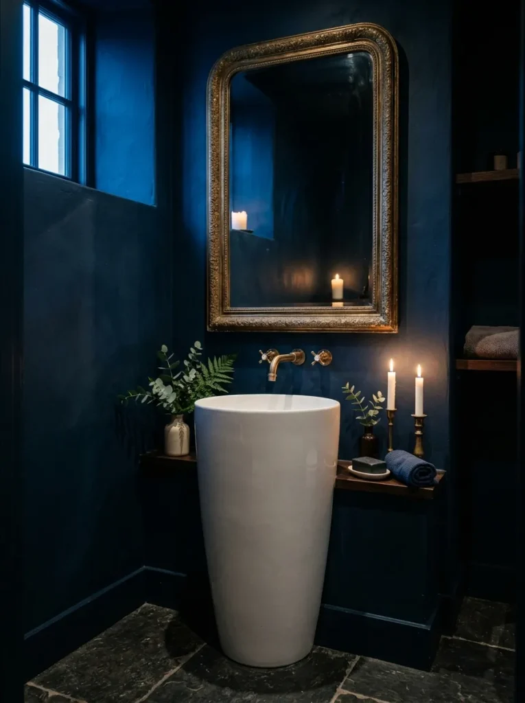 Midnight Blue Walls