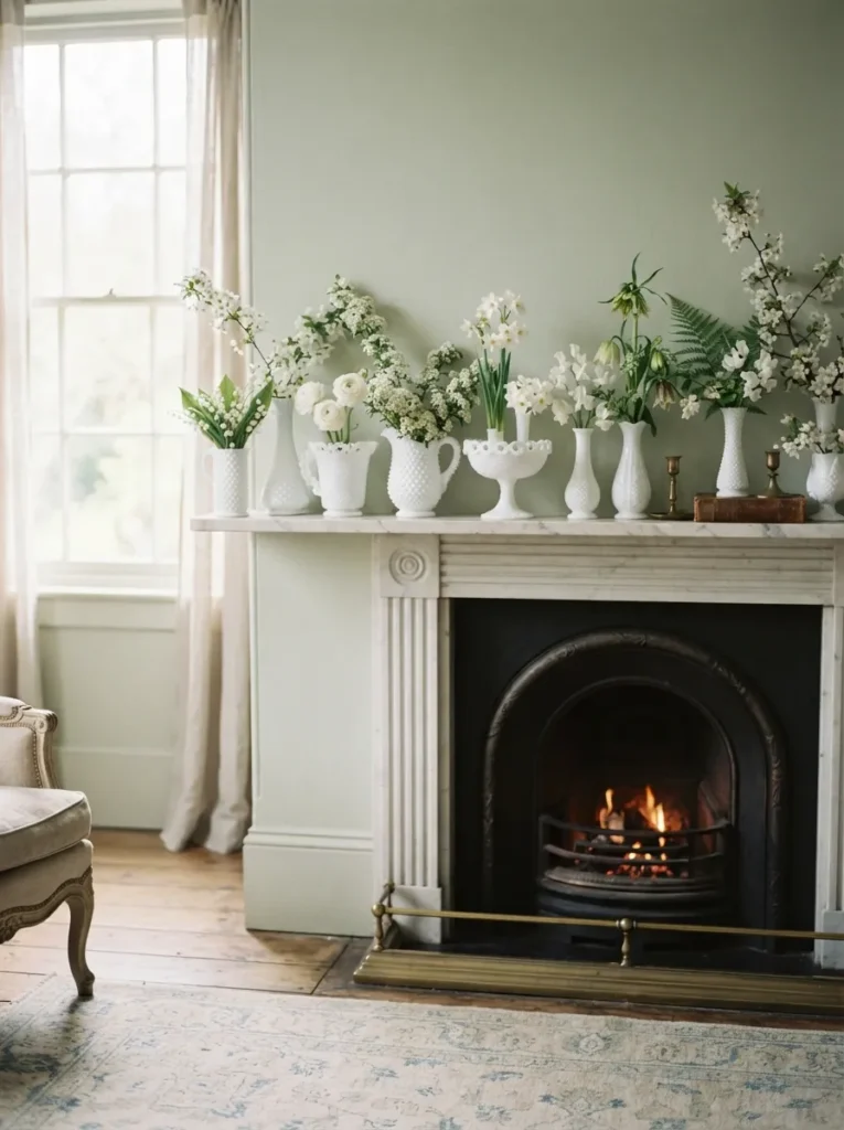 Milk Glass Vases