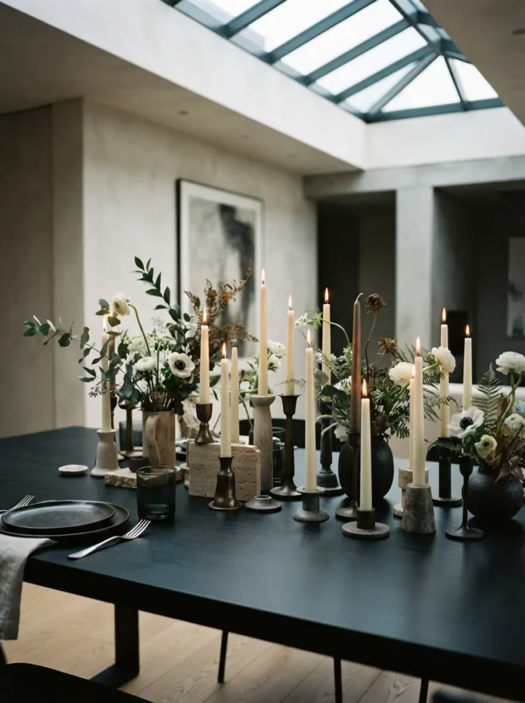 Mixed Height Candlesticks
