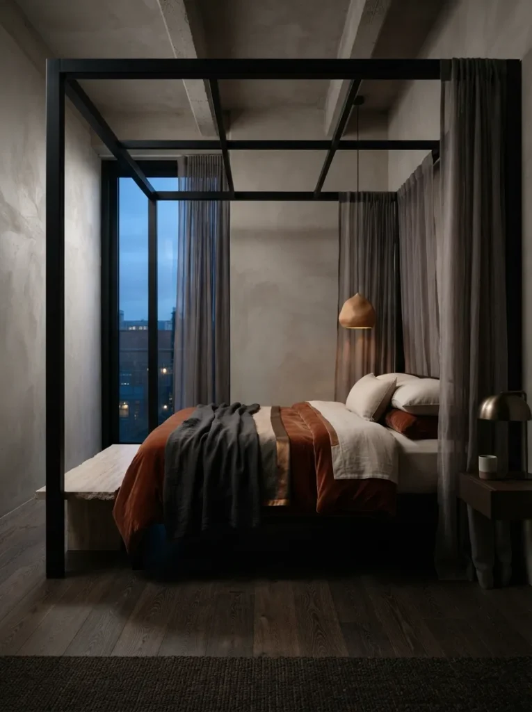 Modern Canopy Bed