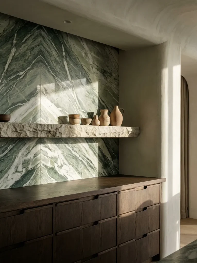 Natural Stone Backsplashes