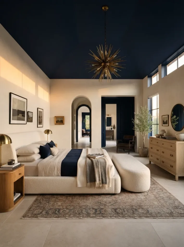 Navy Ceiling Paint