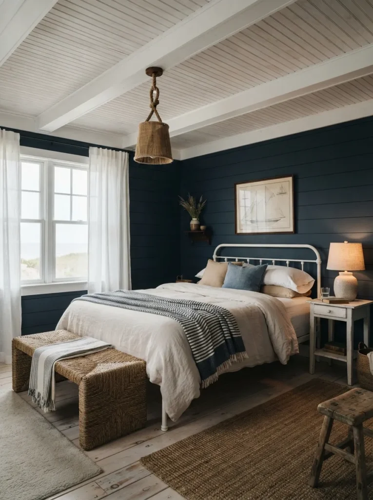 Navy Shiplap Coastal