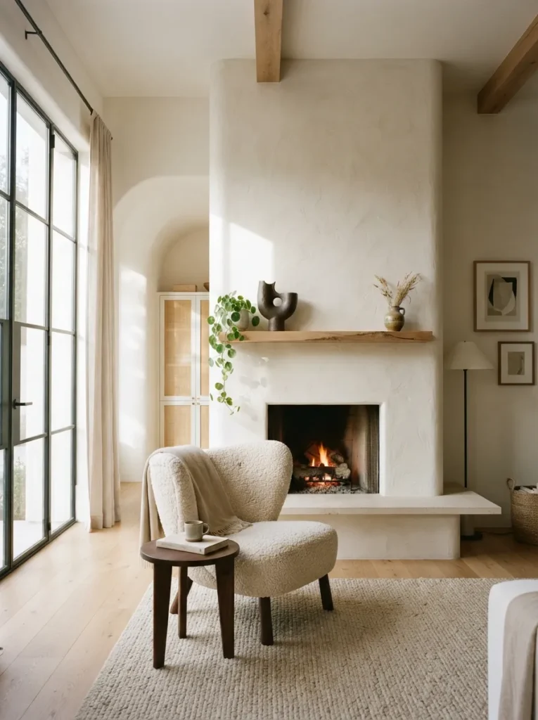 Off-White Plaster Finish