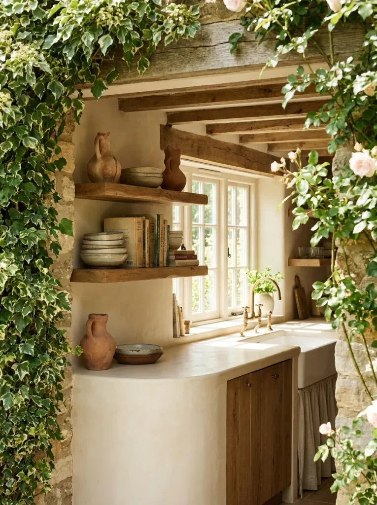 Open Kitchen Shelving