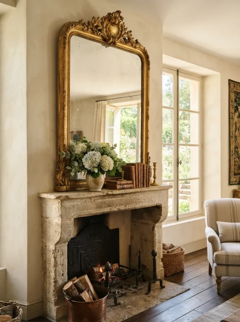 Ornate Gold Mirror