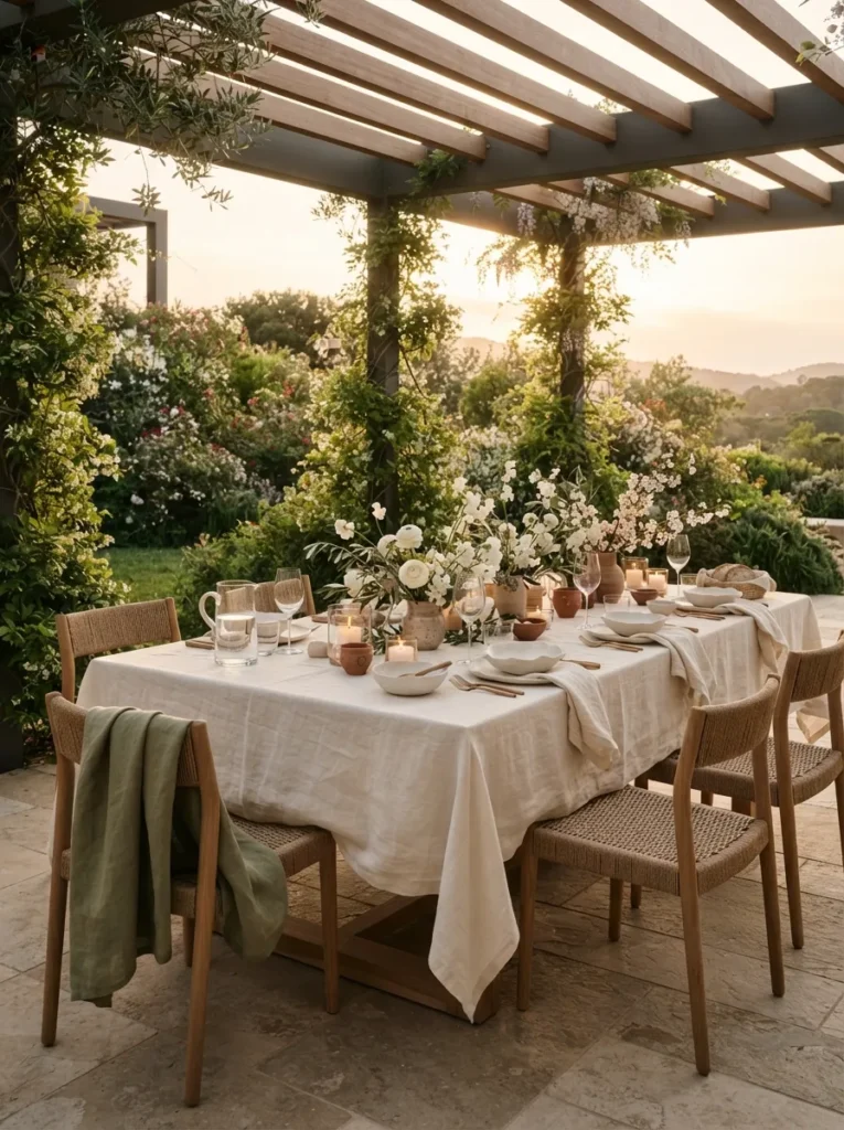 Outdoor Linen Table