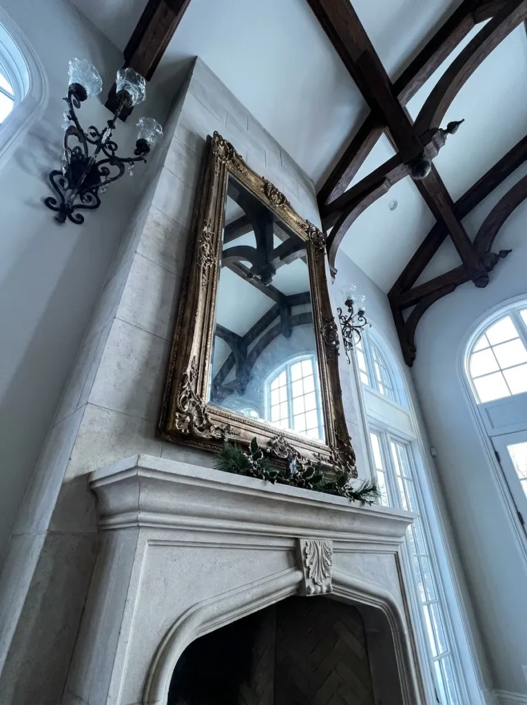 Oversized Winter Mirror