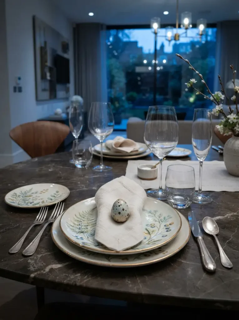 Painted Egg Place Settings