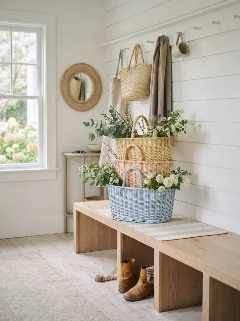 Painted Pastel Baskets