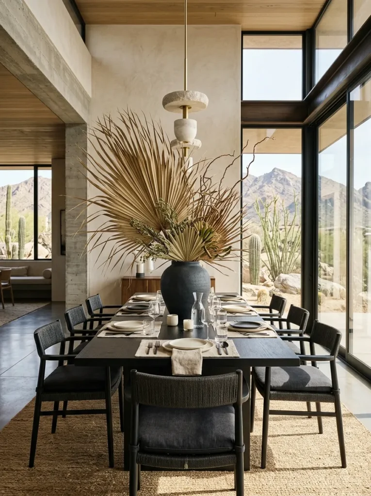 Palm Frond Centerpiece