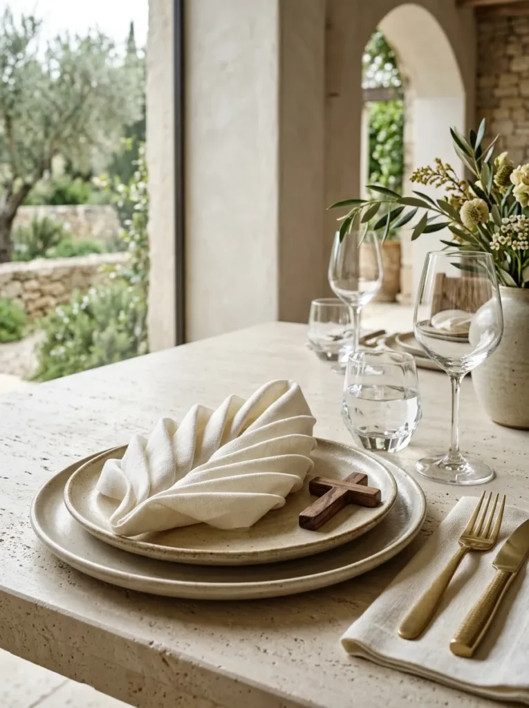 Palm Leaf Napkin Fold