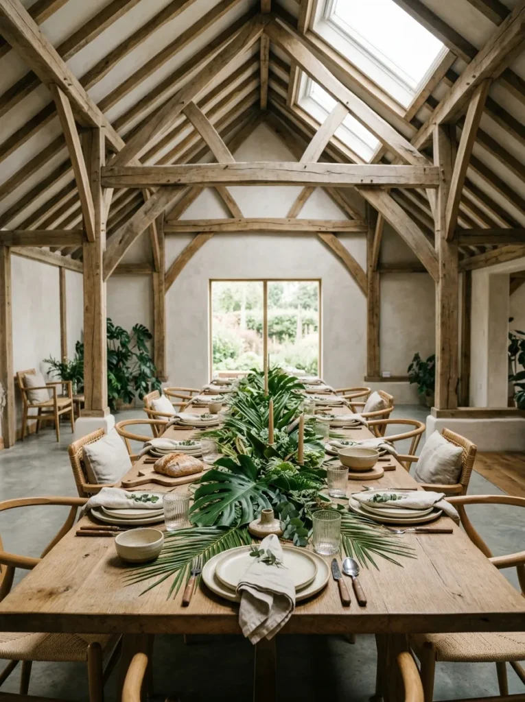 Palm Leaf Table Runner