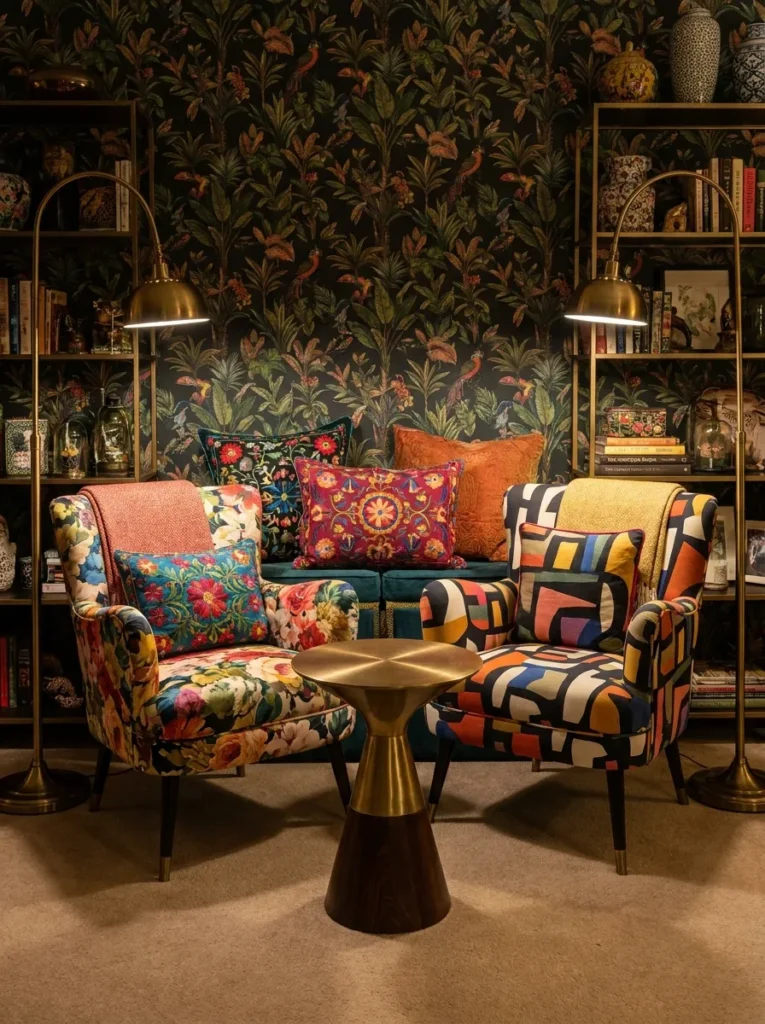 Patterned Accent Chairs