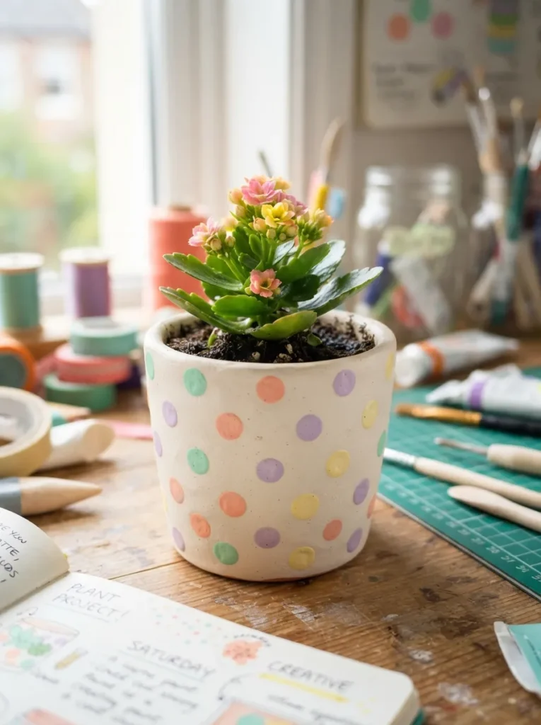 Pencil Eraser Polka Dots