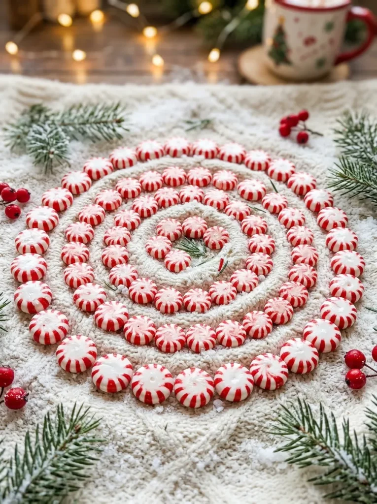 Peppermint Christmas Wallpaper