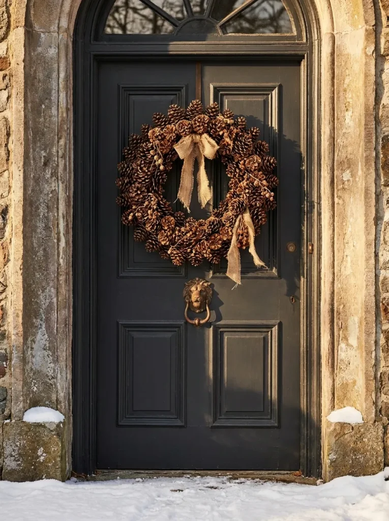 Pinecone Winter Wreath