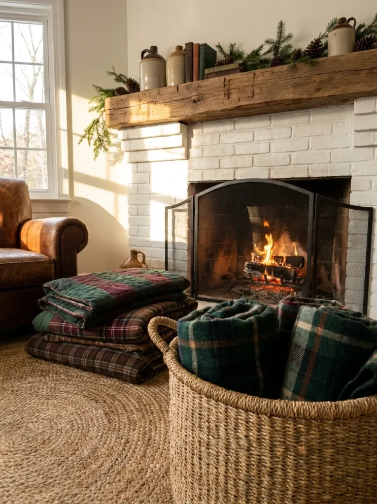 Plaid Mantel Layers