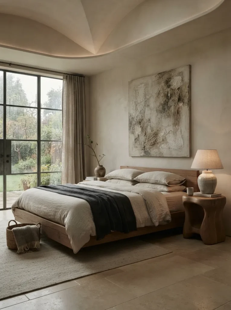Plaster-Look Wallpaper