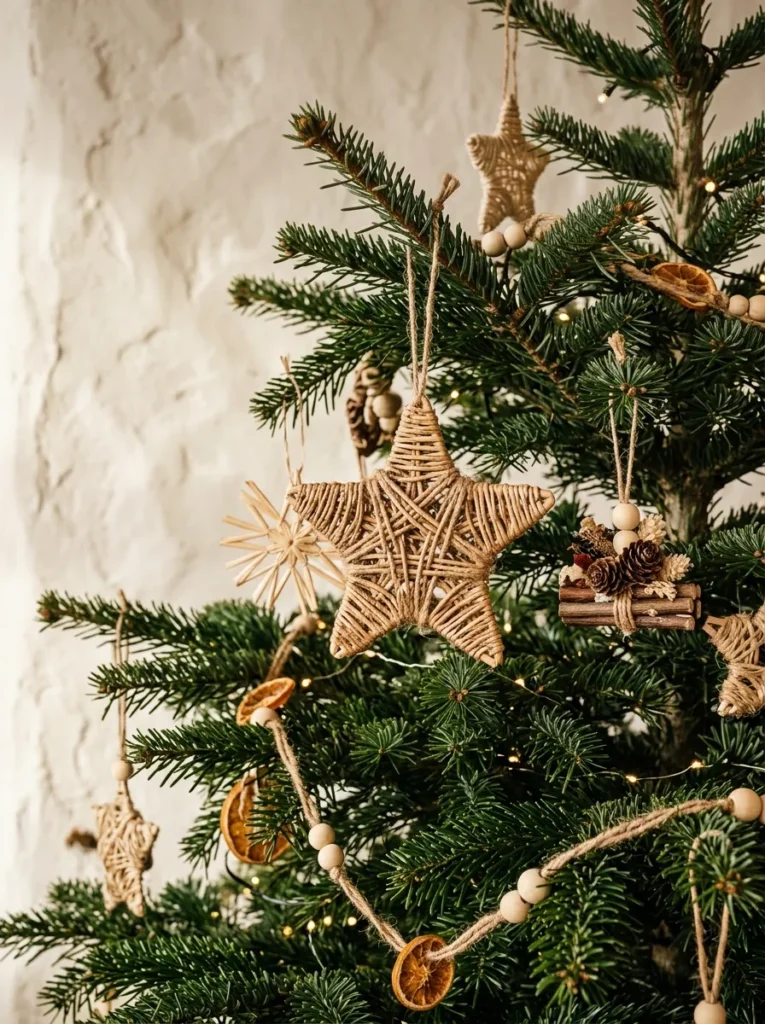 Rattan Christmas Ornaments
