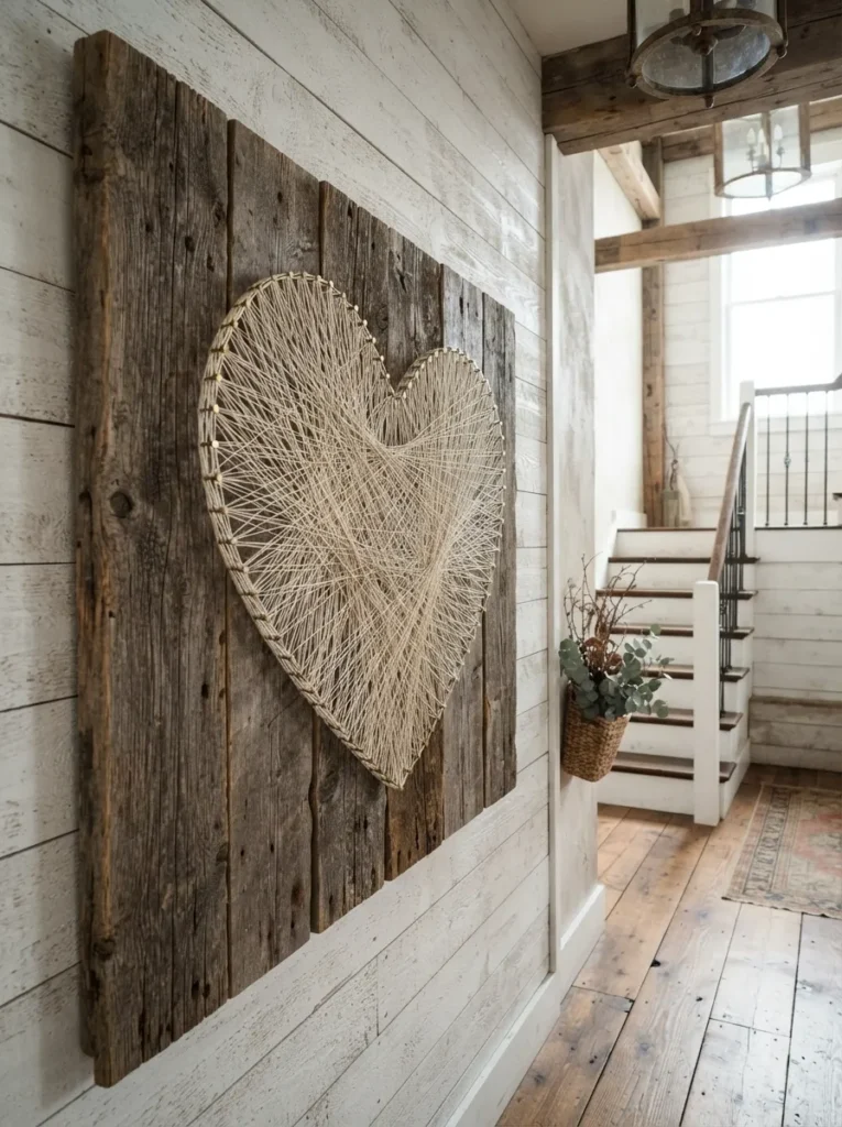 Reclaimed Wood String Art