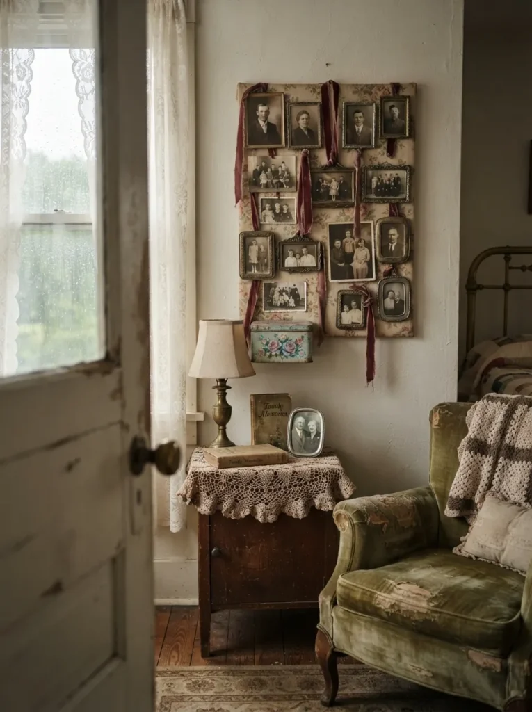 Retro Family Photo Display
