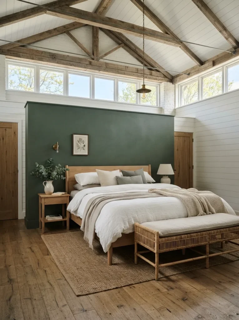 Sage Accent Wall