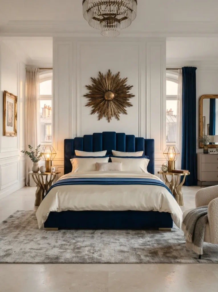 Sapphire Blue Gold Pair