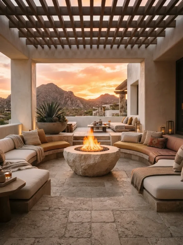 Sculptural Fire Bowl