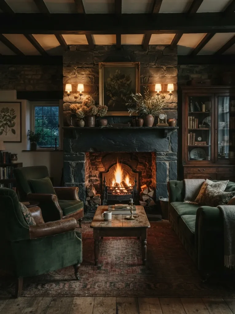 Slate Stone Green Accents