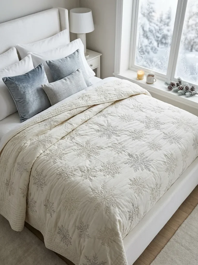 Snowflake Quilt Bedding