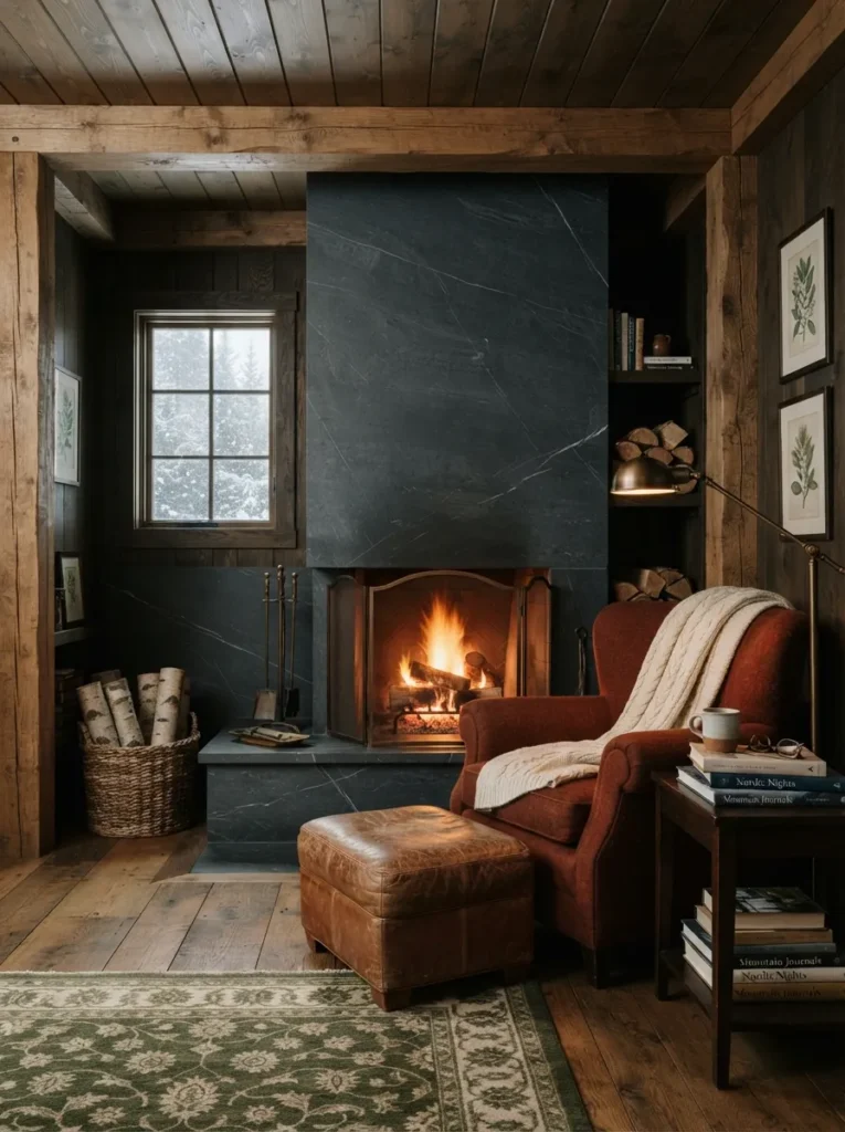 Soapstone Fireplace Finish