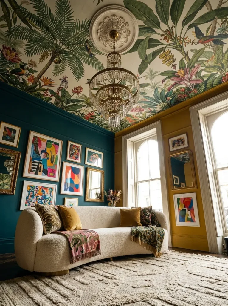 Statement Ceiling Wallpaper