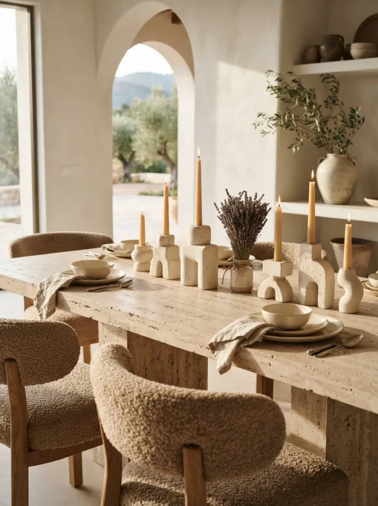 Stone Candle Holders
