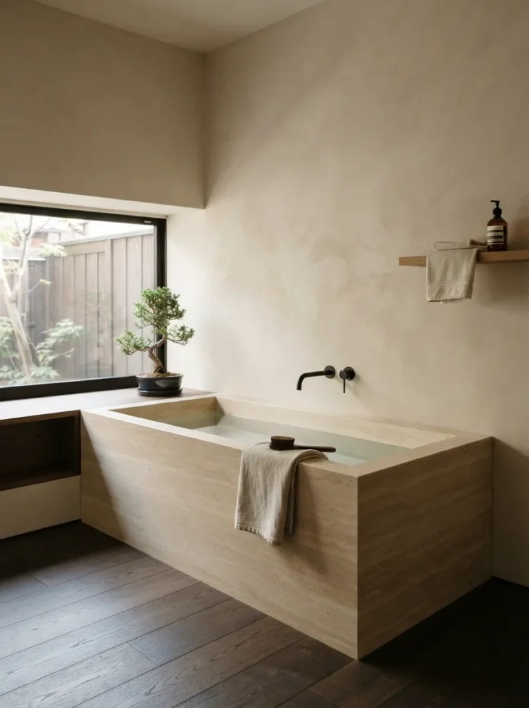 Straight-Edge Bathtub