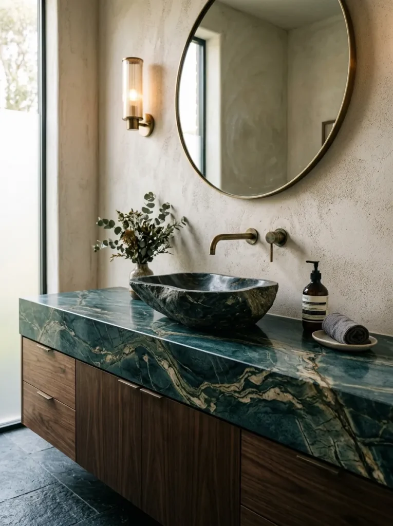 Teal Stone Countertops